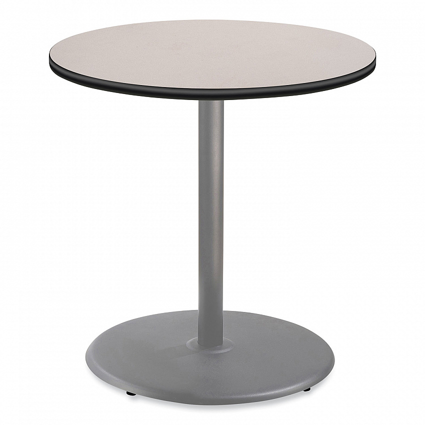 Cafe Table, 36" Diameter x 36h, Round Top/Base, Gray Nebula Top, Gray Base (CG13636RC1GY)