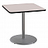 Cafe Table, 36w x 36d x 36h, Square Top/Round Base, Gray Nebula Top, Gray Base (CG33636RC1GY)
