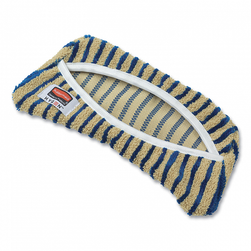HYGEN MF Flexi Frame Scrubber Mop Covers, Microfiber, 8.3 x 8.3, Yellow, 12/Carton (Q88100YEL)
