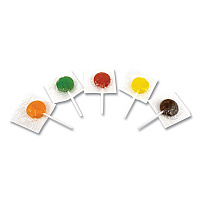 Lick Stix Suckers, Randomly Assorted Flavors, 1.85 lb/Bag (00653)