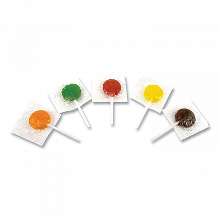 Lick Stix Suckers, Randomly Assorted Flavors, 1.85 lb/Bag (00653)