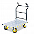 Stow-Away Platform Truck, 1,000 lb Capacity, 24 x 39 x 40, Aluminum/Black (4053NC)