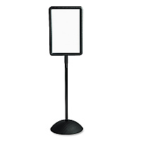 WriteWay Two-Sided Dry Erase Standing Message Sign, White 14.25