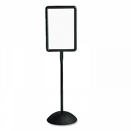 WriteWay Two-Sided Dry Erase Standing Message Sign, White 14.25