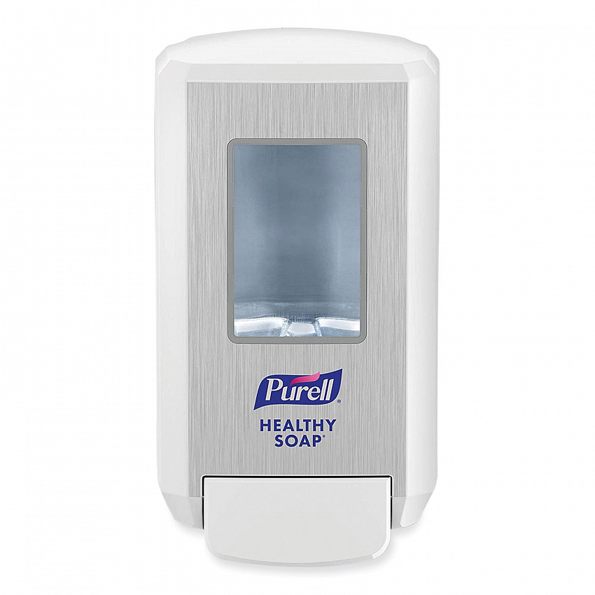 CS4 Soap Push-Style Dispenser, 1,250 mL, 4.88 x 8.8 x 11.38, White (513001)