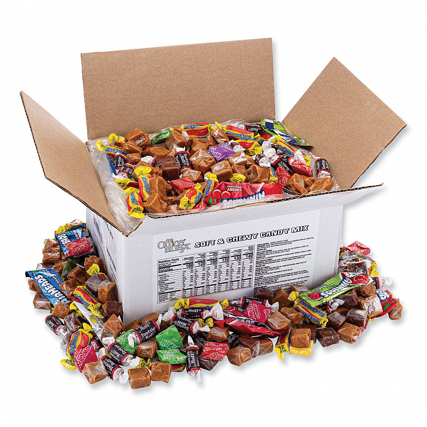Candy Assortments, Soft and Chewy Candy Mix, 5 lb Carton (00656)