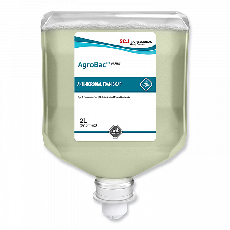 AgroBac Pure Foaming Hand Soap Refill, Unscented, 2 L, 4/Carton (AGB2LT)
