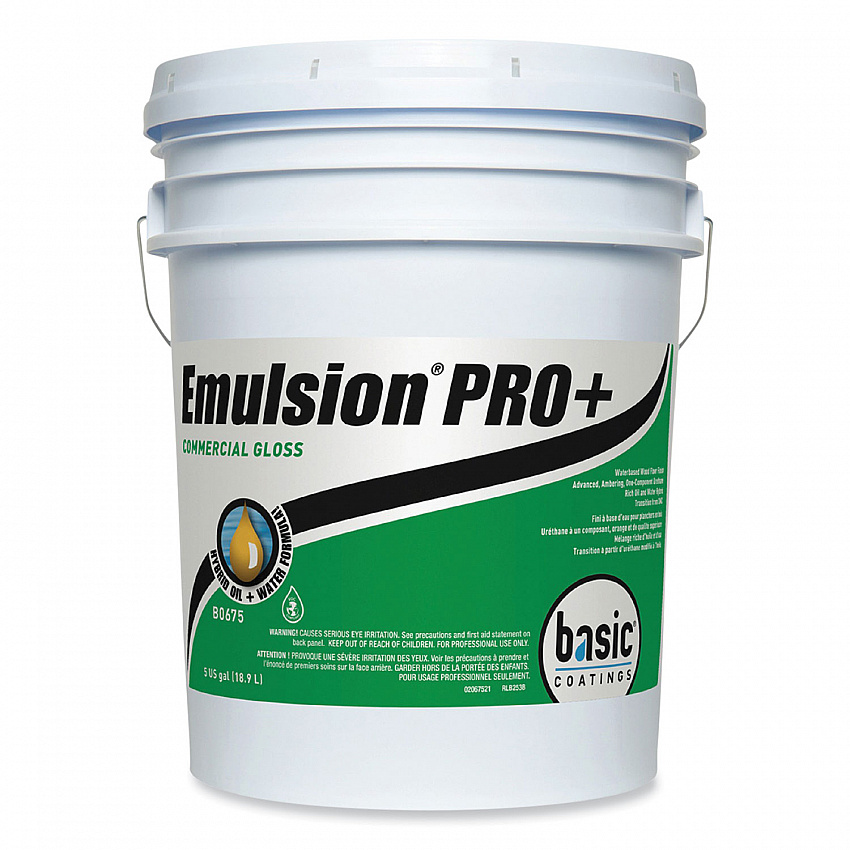 Emulsion Pro+ Floor Finish and Sealer, 5 gal Pail (B06750512)