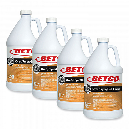 Oven Fryer Grill Cleaner, 1 gal Bottle, 4/Carton (10010400)