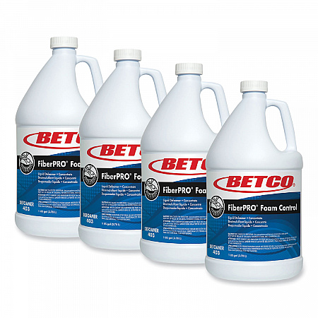 FiberPro Foam Control Liquid Defoamer, 1 gal Bottle, 4/Carton (4030400)