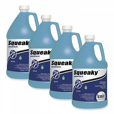 Squeaky Concentrate Floor Cleaner, 1 gal Bottle, 4/Carton (B06950412)