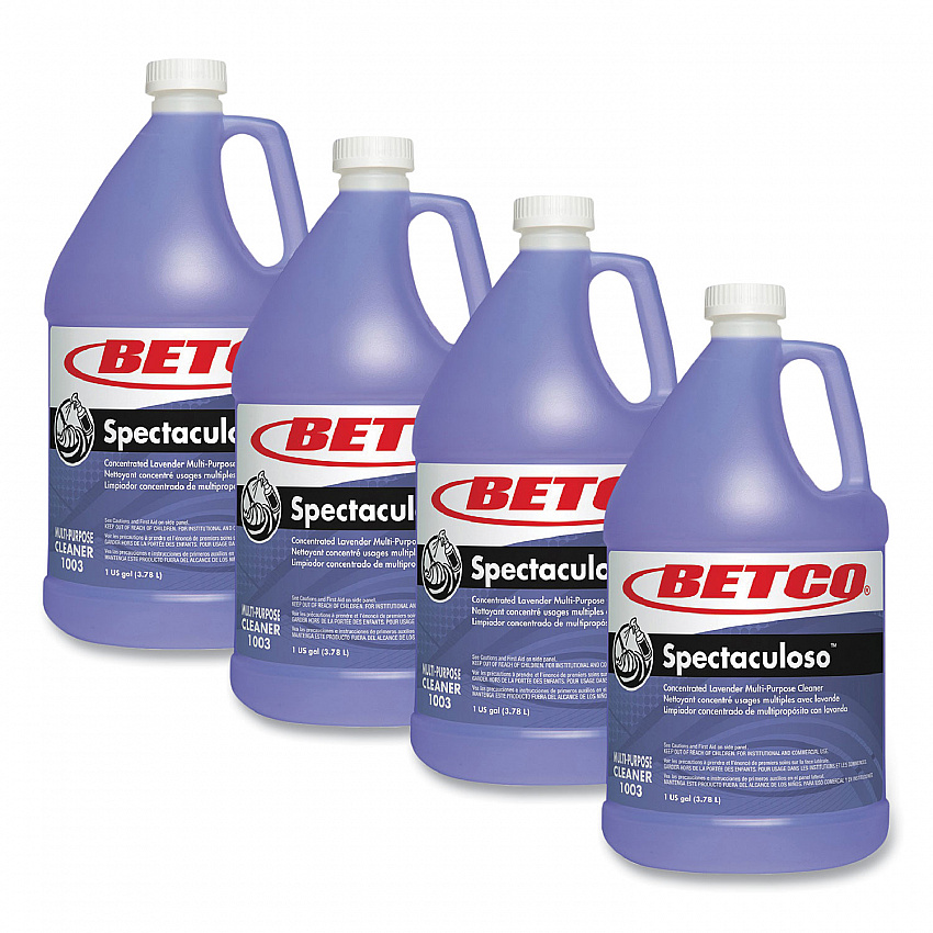 Spectaculoso Multipurpose Cleaner, Lavender Scent, 1 gal Bottle, 4/Carton (10030400)