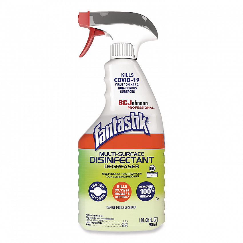 Multi-Surface Disinfectant Degreaser, Herbal Scent, 32 oz Spray Bottle (311836EA)