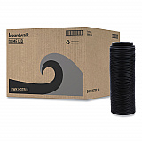 Hot Cup Lids, Fits 8 oz Hot Cup, Plastic, Black, 1,000/Carton (HOTBL8)