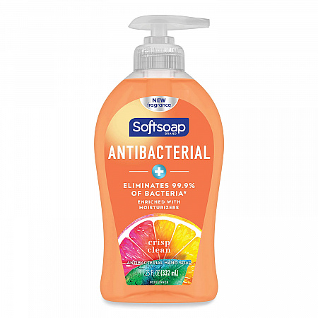 Antibacterial Hand Soap, Crisp Clean Scent, 11.25 oz, 6/Carton (44571)