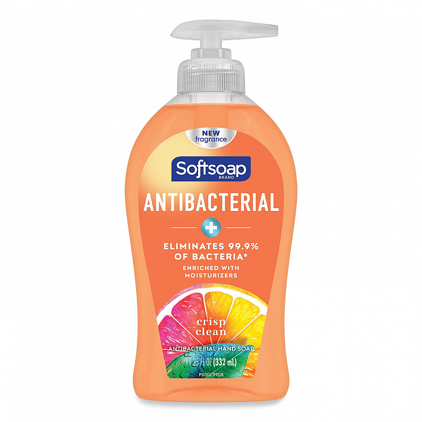 Antibacterial Hand Soap, Crisp Clean Scent, 11.25 oz, 6/Carton (44571)