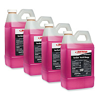 Symplicity Sanibet Multi-Range FastDraw Sanitizer Disinfectant Deodorizer, 2 L Bottle, 4/Carton (2374700)