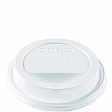 Traveler Sip Through Lids for ThermoGuard Hot Cups, Fits 12 oz to 24 oz Hot Cups, Plastic, White, 1,200/Carton (TL1224TG)