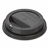 Traveler Cappuccino Style Dome Lid, Fits 10 oz Hot Cups, Plastic, Black, 1,000/Carton (TL31B2)