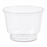 Sundae Cups, 8 oz, Plastic, Clear, 50/Bag, 20 Bags/Carton (SD8)