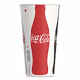 Double Sided Poly Paper Cold Cups, 28 oz to 32 oz, Coca-Cola Design, 40/Pack, 12 Packs/Carton (RN32CB)