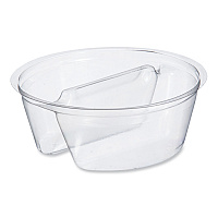 Plastic Cup Insert, 3.5 oz, 3.6" Diameter x 1.3" h, Clear, 1,000/Carton (PF35C2)