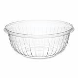 PresentaBowls Clear Bowls, 32 oz, Plastic, 63/Bag, 4 Bags/Carton, 252 Bowls/Carton (PET32B)