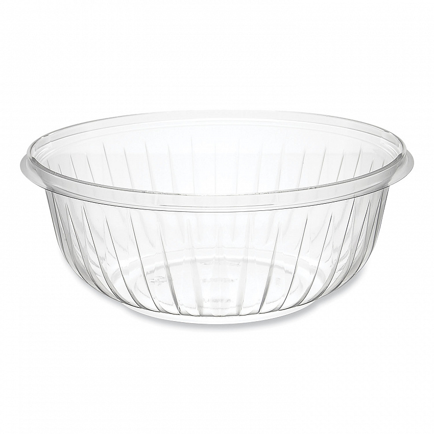 PresentaBowls Clear Bowls, 32 oz, Plastic, 63/Bag, 4 Bags/Carton, 252 Bowls/Carton (PET32B)