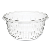 PresentaBowls Clear Bowls, 16 oz, Plastic, 63/Bag, 504/Carton (PET16B)