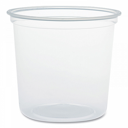 Microgourmet Plastic Deli Container, 24 oz, 4.7