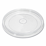 Polypropylene Vented Food Container Lids, Recessed, For 32 oz Food Containers, Clear, Plastic, 1,000/Carton (LPH4320090)