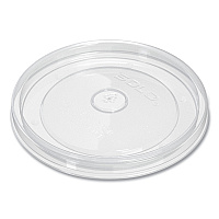 Polypropylene Vented Food Container Lids, Recessed, For 32 oz Food Containers, Clear, Plastic, 1,000/Carton (LPH4320090)