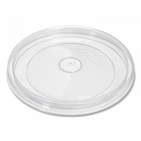 Polypropylene Vented Food Container Lids, Recessed, For 32 oz Food Containers, Clear, Plastic, 1,000/Carton (LPH4320090)