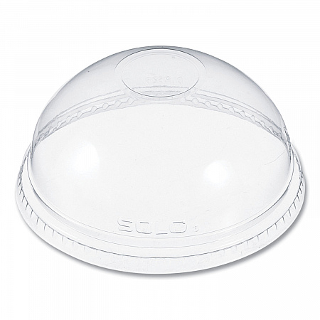 Plastic Dome Lid, Fits 5.5 oz to 26 oz Cold Cups, Clear, 1,000/Carton (DNR626)