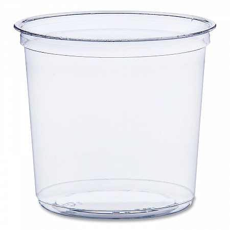 Bare Eco-Forward RPET Deli Containers, ProPlanet Seal, 24 oz, 4.61