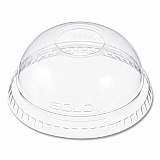Plastic Dome Lid, Fits 7 oz Cold Cups, Clear, 2,500/Carton (DLR685)