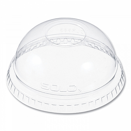 Plastic Dome Lid, Fits 7 oz Cold Cups, Clear, 2,500/Carton (DLR685)