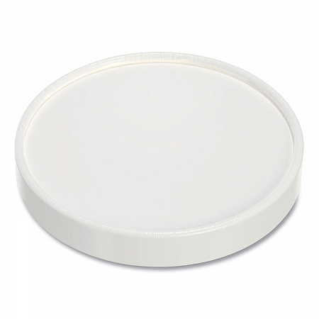 Flexstyle Double Sided Poly (DSP) Paper Lid, For 32 oz Food Containers, 4.6