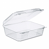 StayLock Clear Hinged Lid Containers, 10.5 x 8.6 x 3.8, Plastic, 200/Carton (C80UT1)