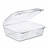 StayLock Clear Hinged Lid Containers, 10.5 x 8.6 x 3.8, Plastic, 200/Carton (C80UT1)