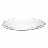 PresentaBowls Clear Flat Lids, 7.2" Diameter x 0.4" h, Plastic, 252/Carton (C64BL)