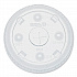 PETE Plastic Flat Straw-Slot Cold Cup Lids, Fits 12 oz to 24 oz Cold Cups, Plastic, Clear, 1,000/Carton (668NS)