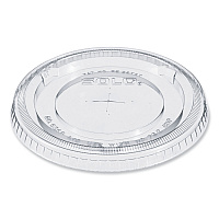 Plastic Cold Cup Lids, Fits 32 oz Cold Cups, Plastic, Clear, 500/Carton (636TS)