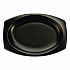 Quiet Classic Laminated Foam Dinnerware, Platter, 6.7 x 9.8, Black, 500/Carton (9PRBQR)