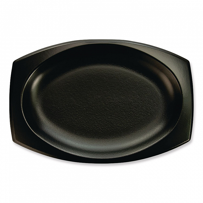 Quiet Classic Laminated Foam Dinnerware, Platter, 6.7 x 9.8, Black, 500/Carton (9PRBQR)