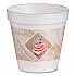 ThermoGlaze Insulated Foam Cups Stock Prints, 4 oz, White/Beige/Red, 1,000/Carton (4J4G)