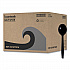Heavyweight Wrapped Polypropylene Cutlery, Soup Spoon, Plastic, Black, 1,000/Carton (SSHWPPBIW)