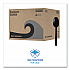 Heavyweight Wrapped Polypropylene Cutlery, Spoon, Plastic, Black, 1,000/Carton (TSHWPPBIW)