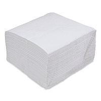 Dinner Napkin, 1-Ply, 17 x 17, White, 250/Pack, 12 Packs/Carton (8307W)
