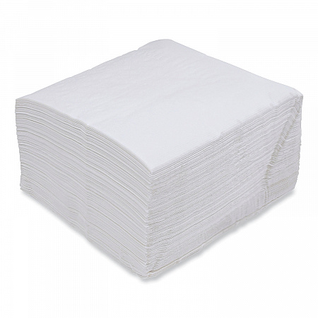 Dinner Napkin, 1-Ply, 17 x 17, White, 250/Pack, 12 Packs/Carton (8307W)